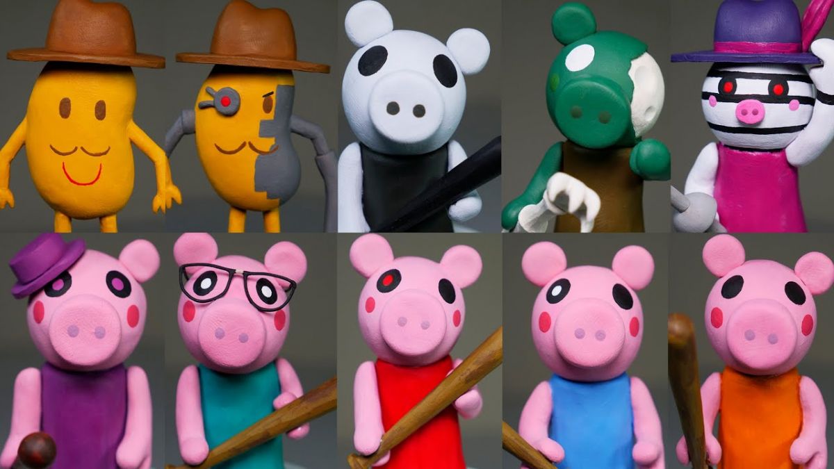 making_all_roblox_piggy_characters_➤_part_1_★_polymer_clay_tutorial