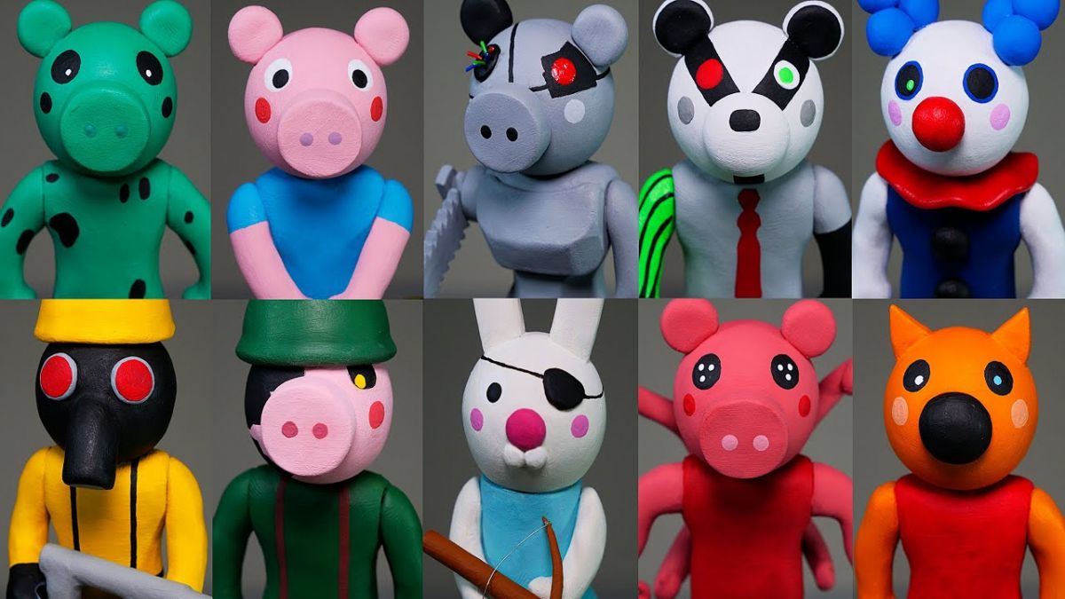 making_all_roblox_piggy_characters_➤_part_2_★_polymer_clay_tutorial