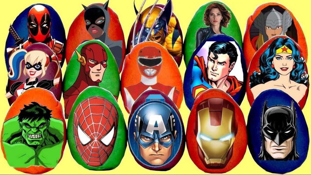 30_superhero_and_villain_play_doh_eggs_with_avengers_spiderman_andamp;_ironman